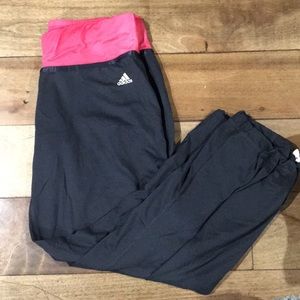 Adidas Capri pink black Climalite